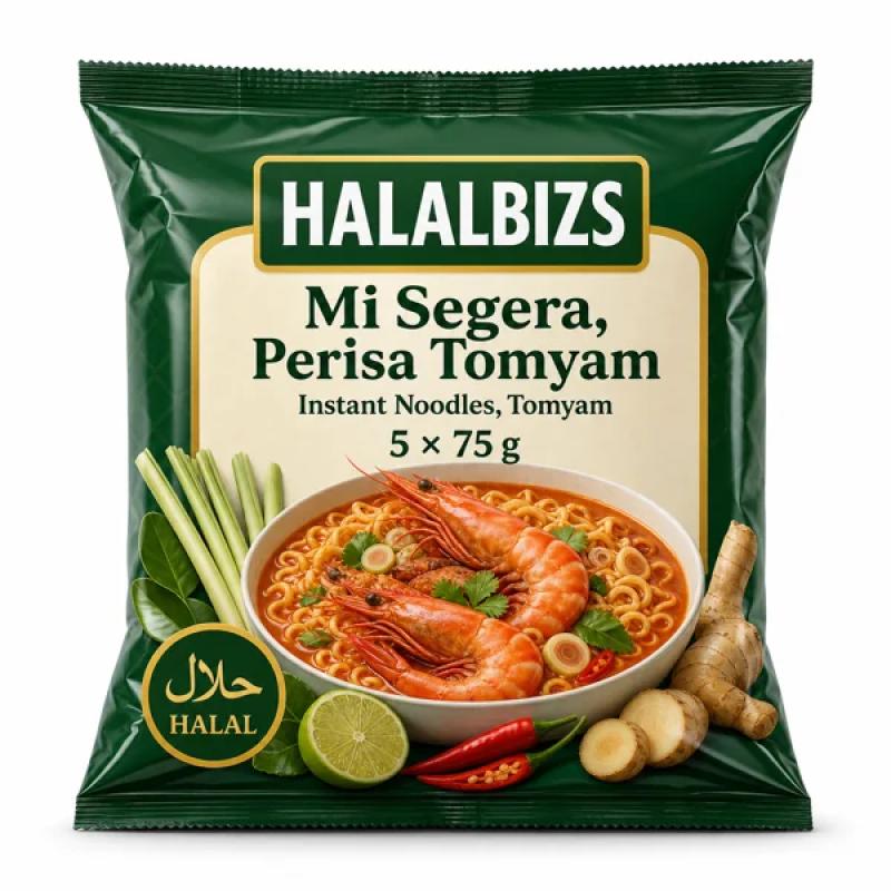 Instant Tom Yum Noodles — 5 × 75 g