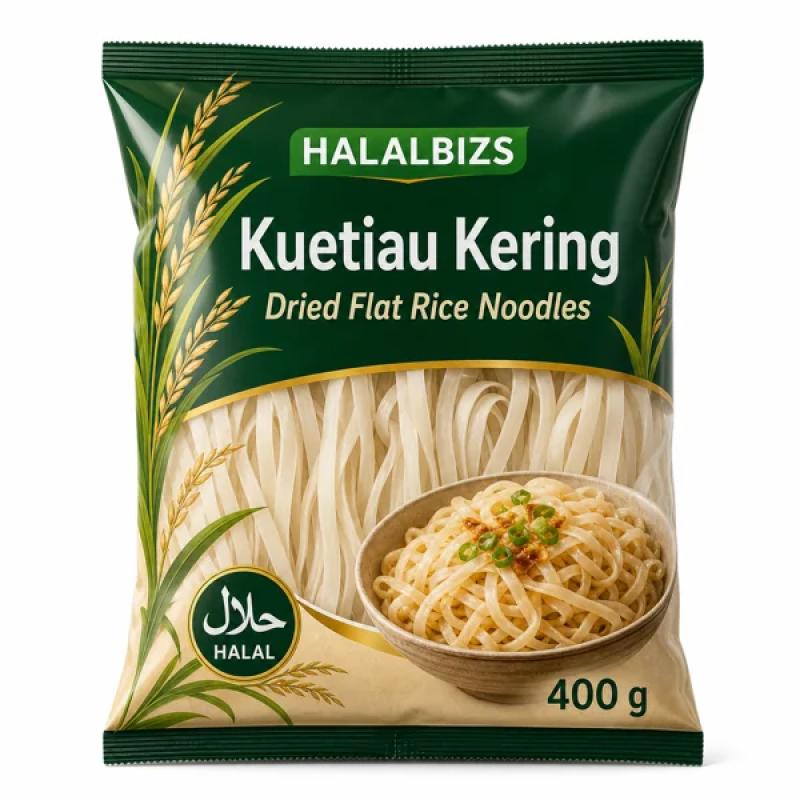 Dried Flat Rice Noodles — 400 g
