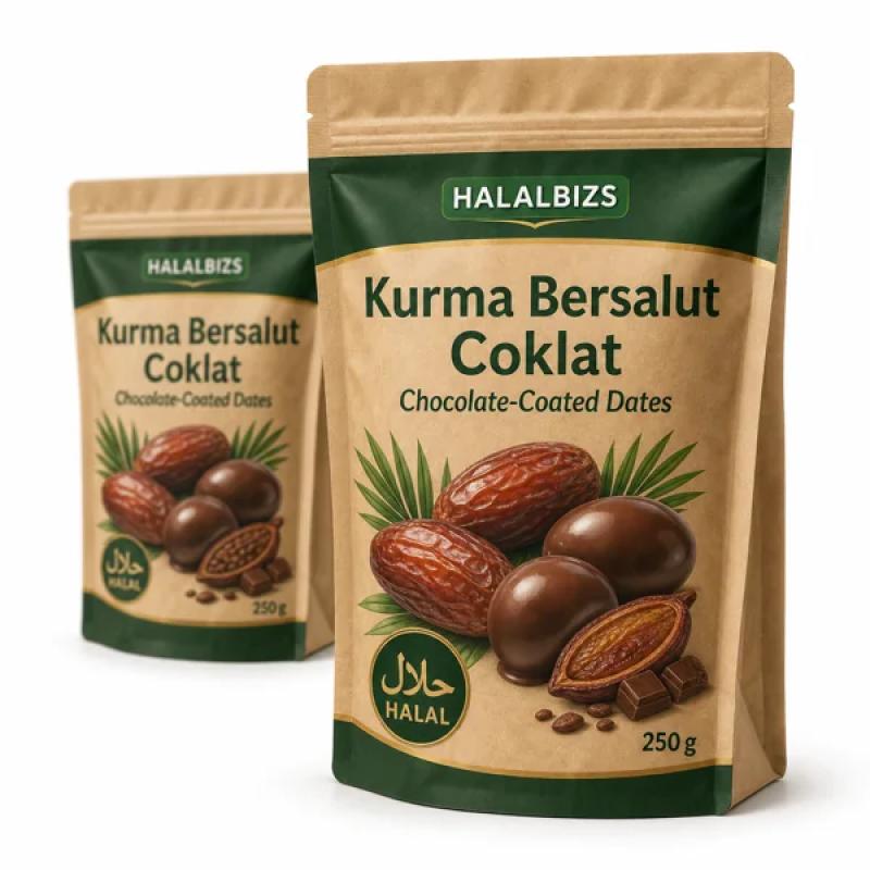 Chocolate Coated Dates — 250 g