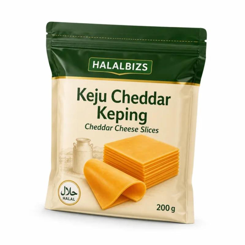 Cheddar Cheese Slices — 200 g