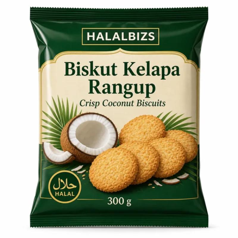 Crisp Coconut Biscuits — 300 g