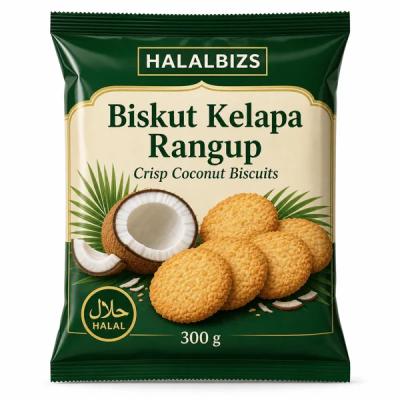 Crisp Coconut Biscuits, 300 g