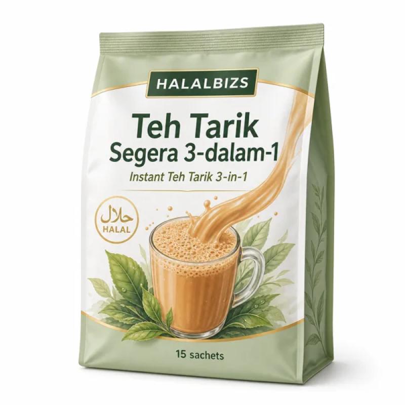 Instant Teh Tarik 3-in-1 — 15 sachets