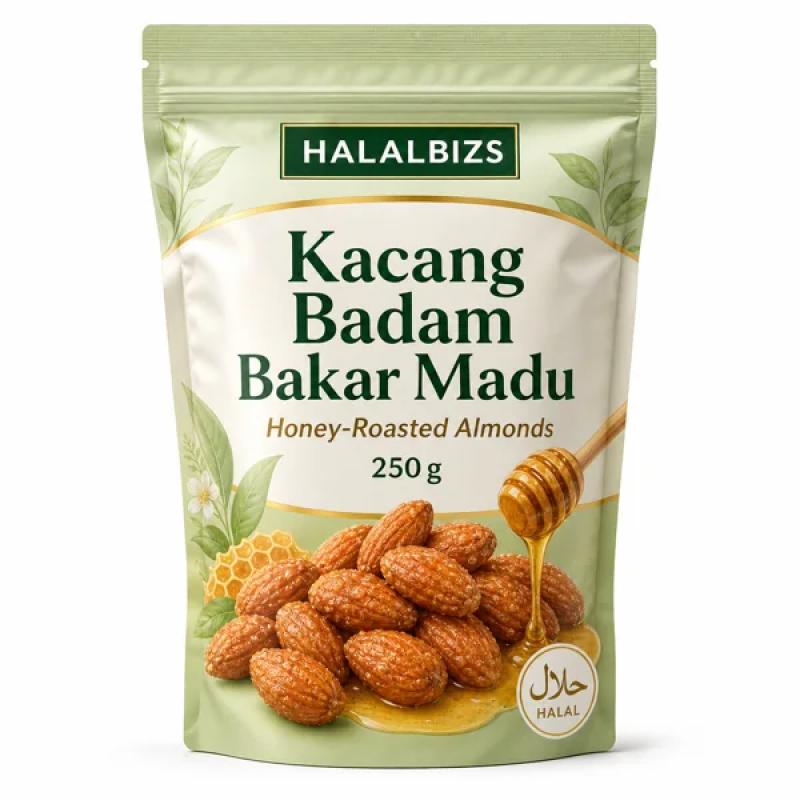 Honey Roasted Almonds — 250 g