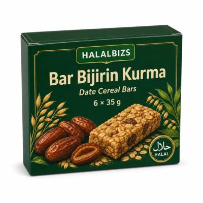 Date Cereal Bars, 6 × 35 g