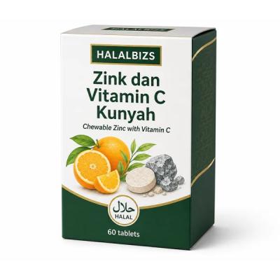 Chewable Zinc With Vitamin C, 60 tablets