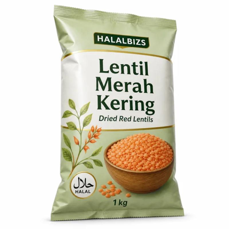 Dried Red Lentils — 1 kg